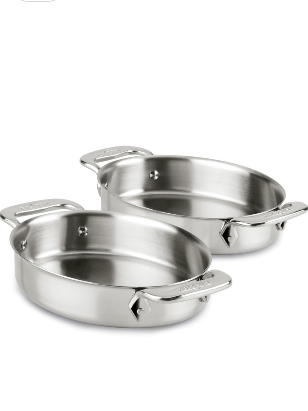 All-Clad Stainless Steel Small Oval Roasting Pan